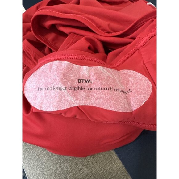 Andie Nantucket XXXL US 20 1 Piece Swimsuit Red NWT One Shoulder 9552 - Picture 15 of 16